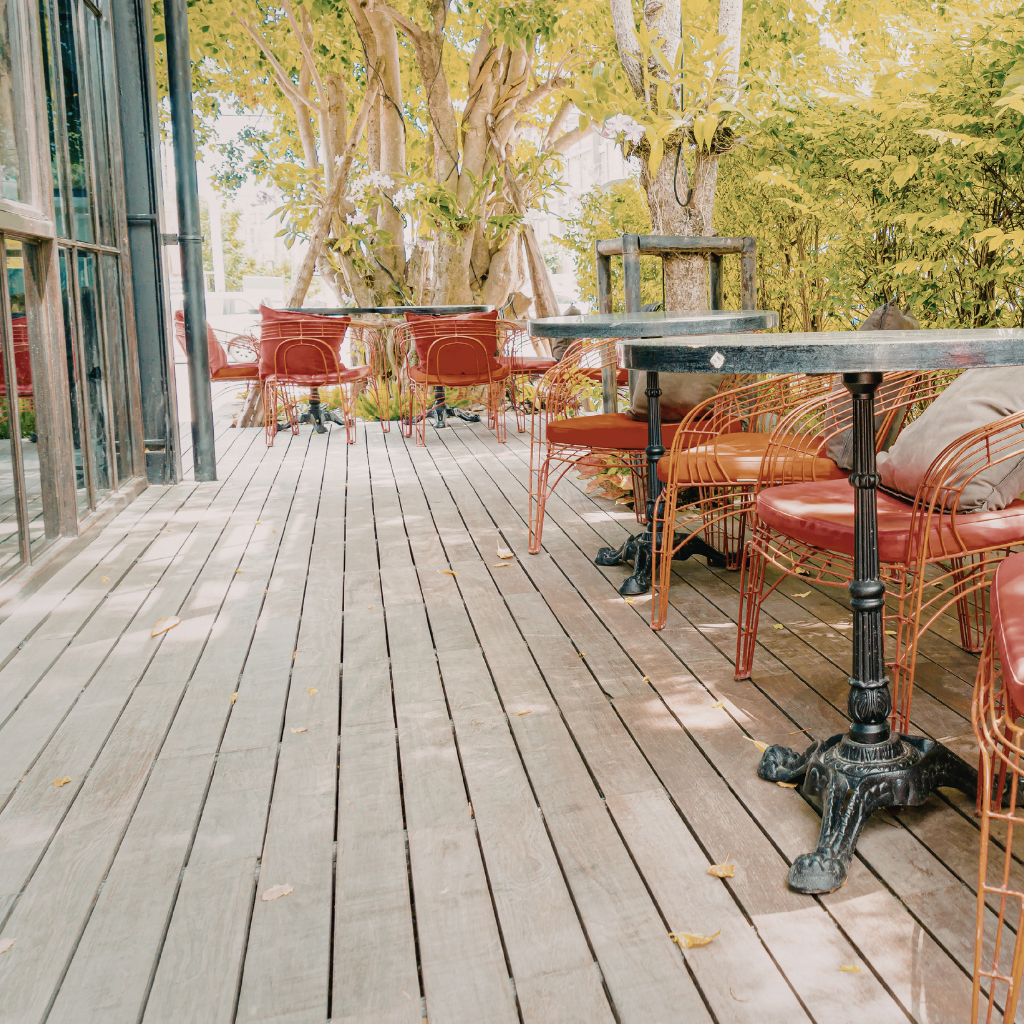 New Decked Patios in Kelsall